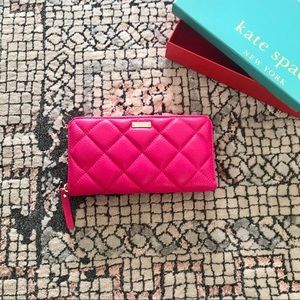 Kate Spade hot pink wallet